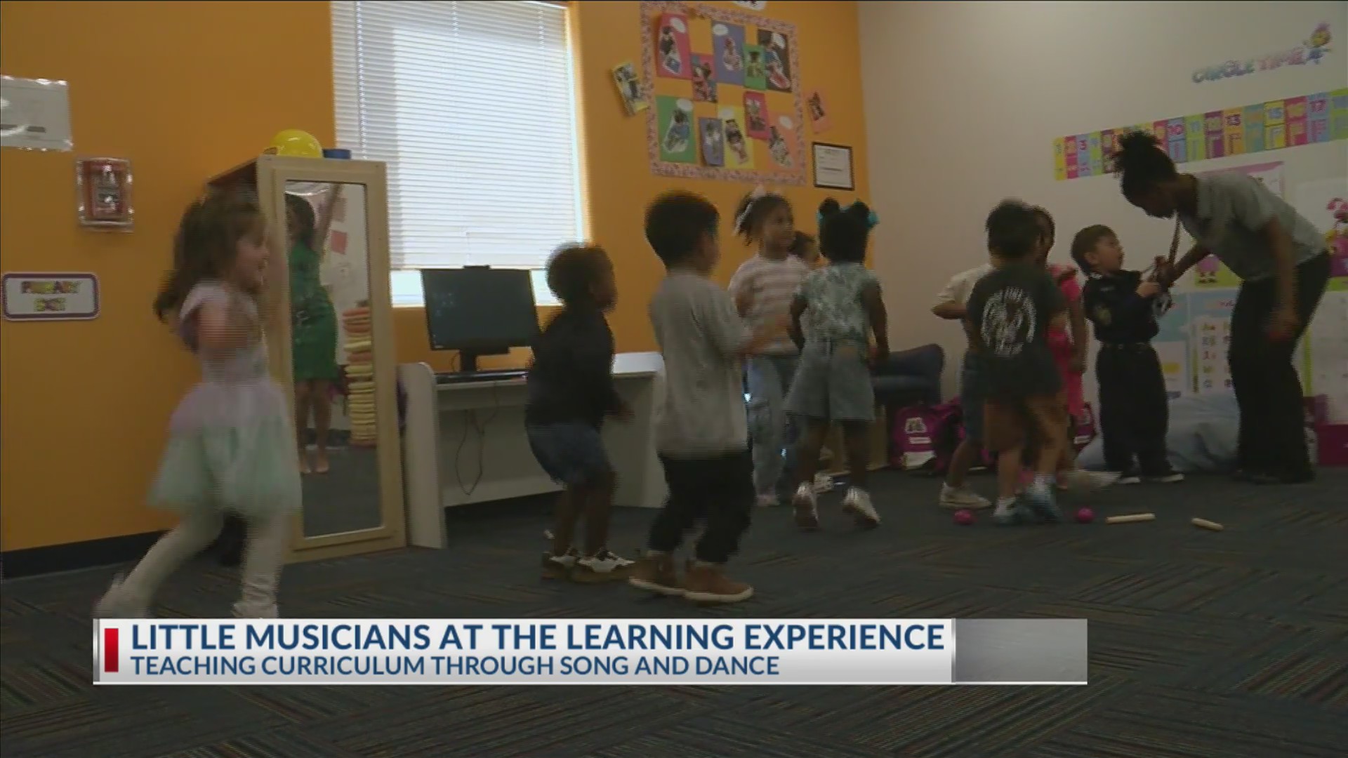 Little musicians at The Learning Experience