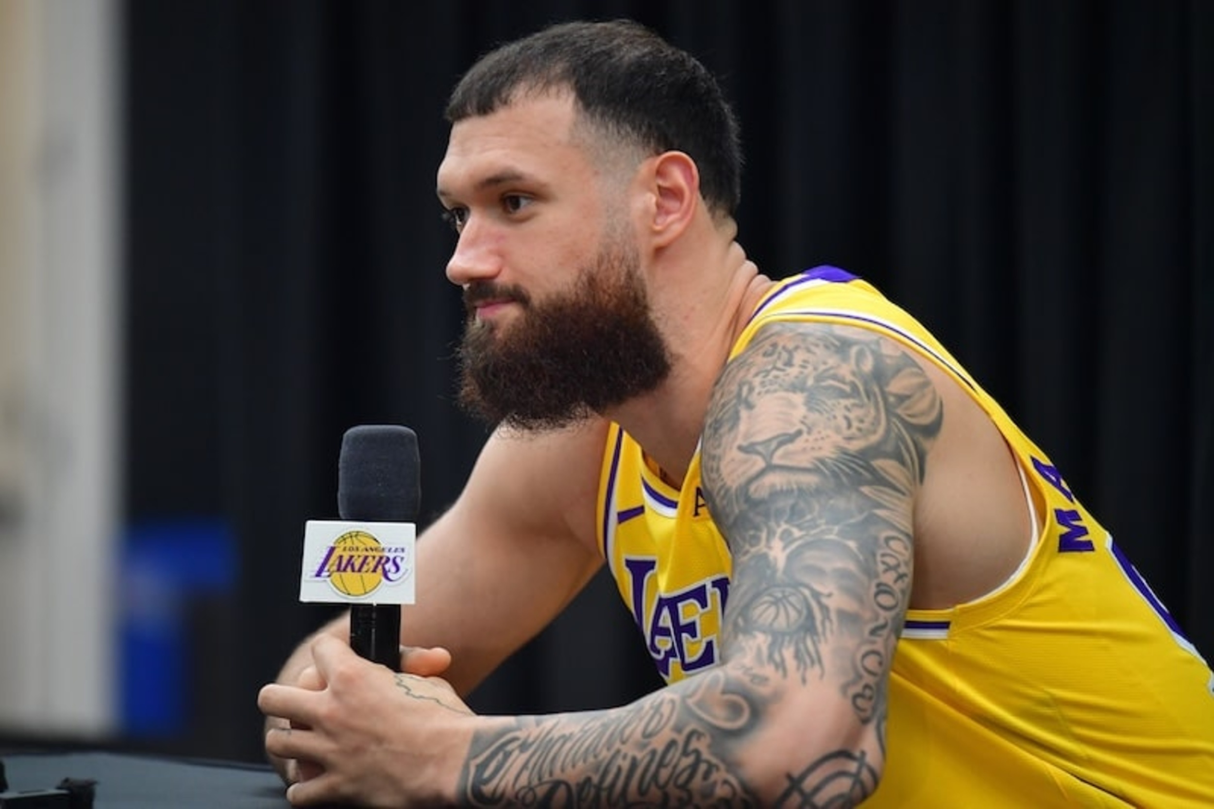 Sandro Mamukelashvili celebrated signing with Lakers in perfect way