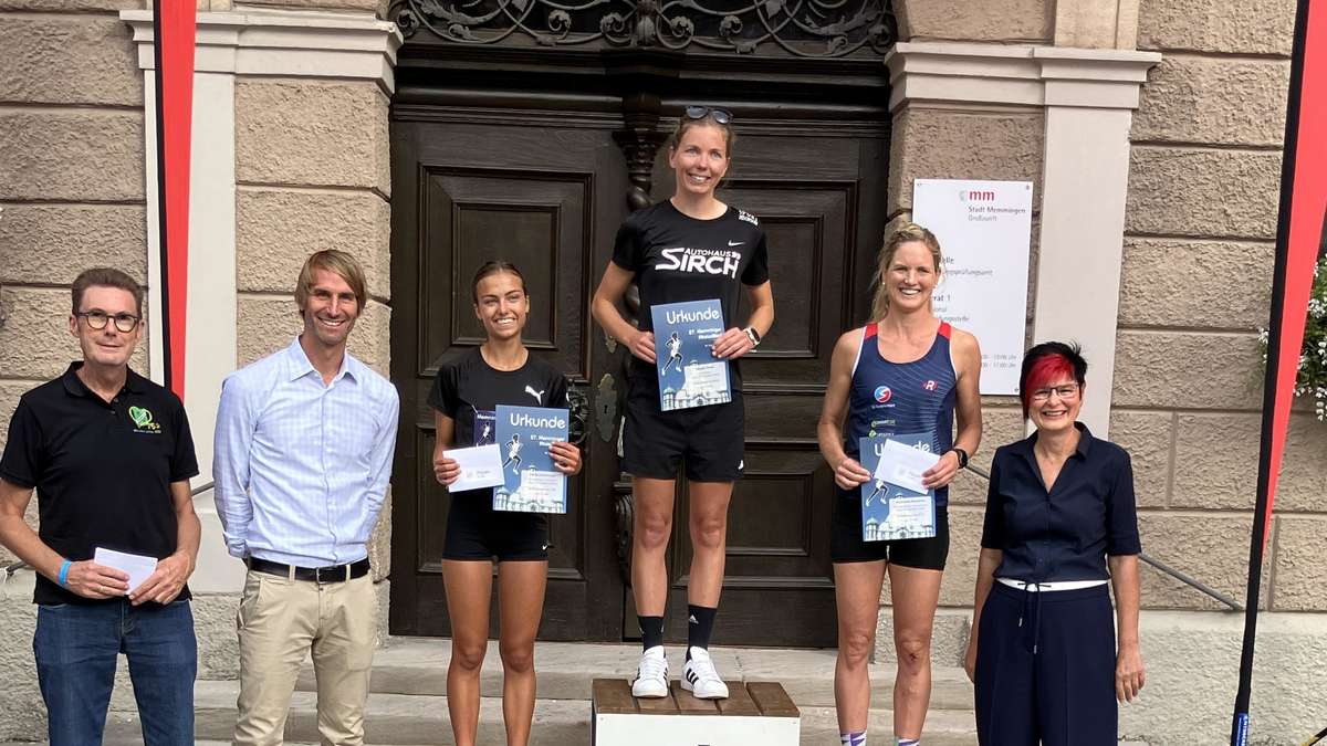 Enes Zulic und Nathalie Rauh gewinnen 27. Memminger Altstadtlauf