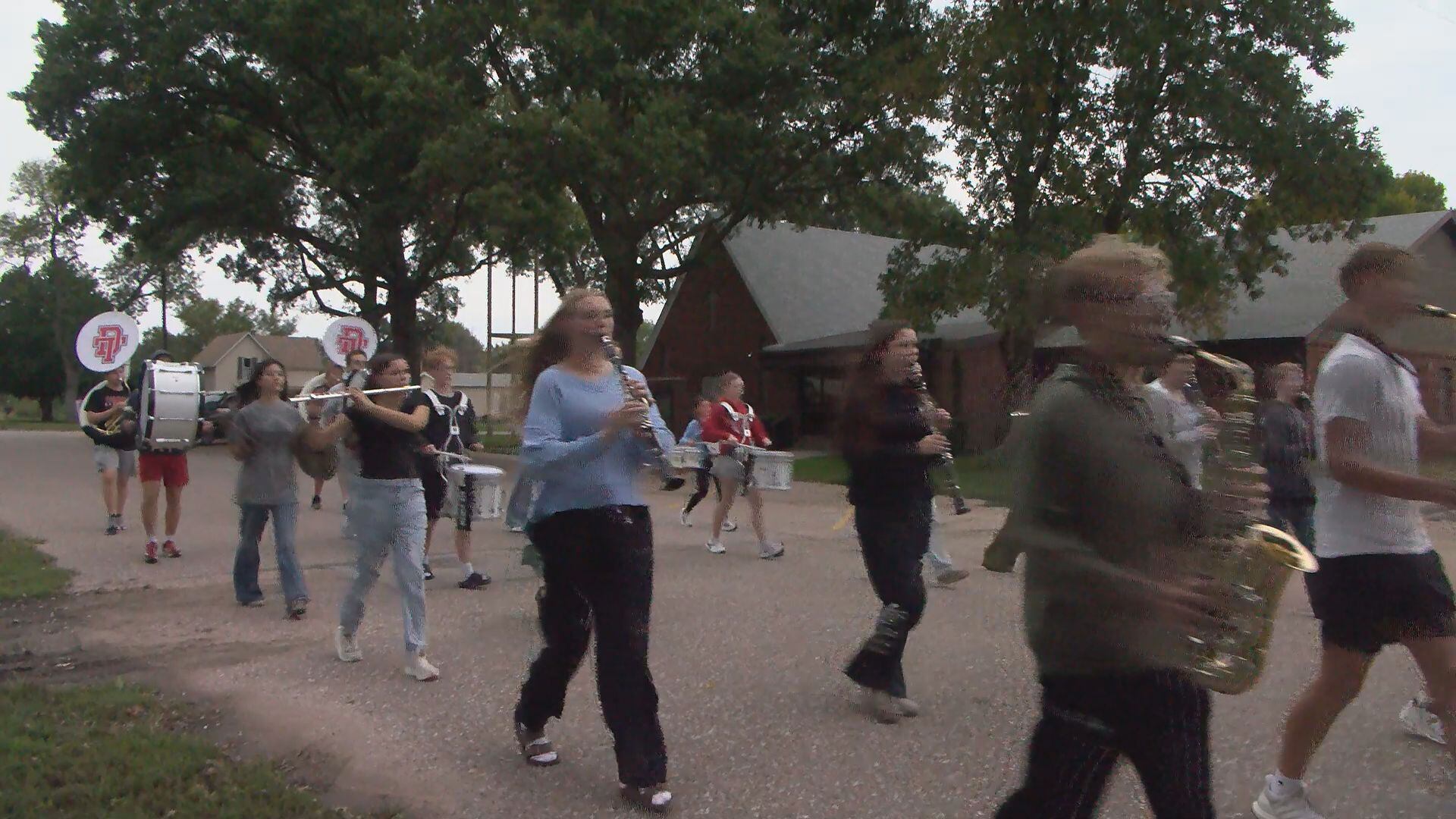 Doniphan-Trumbull band prepares for Harvest of Harmony parade