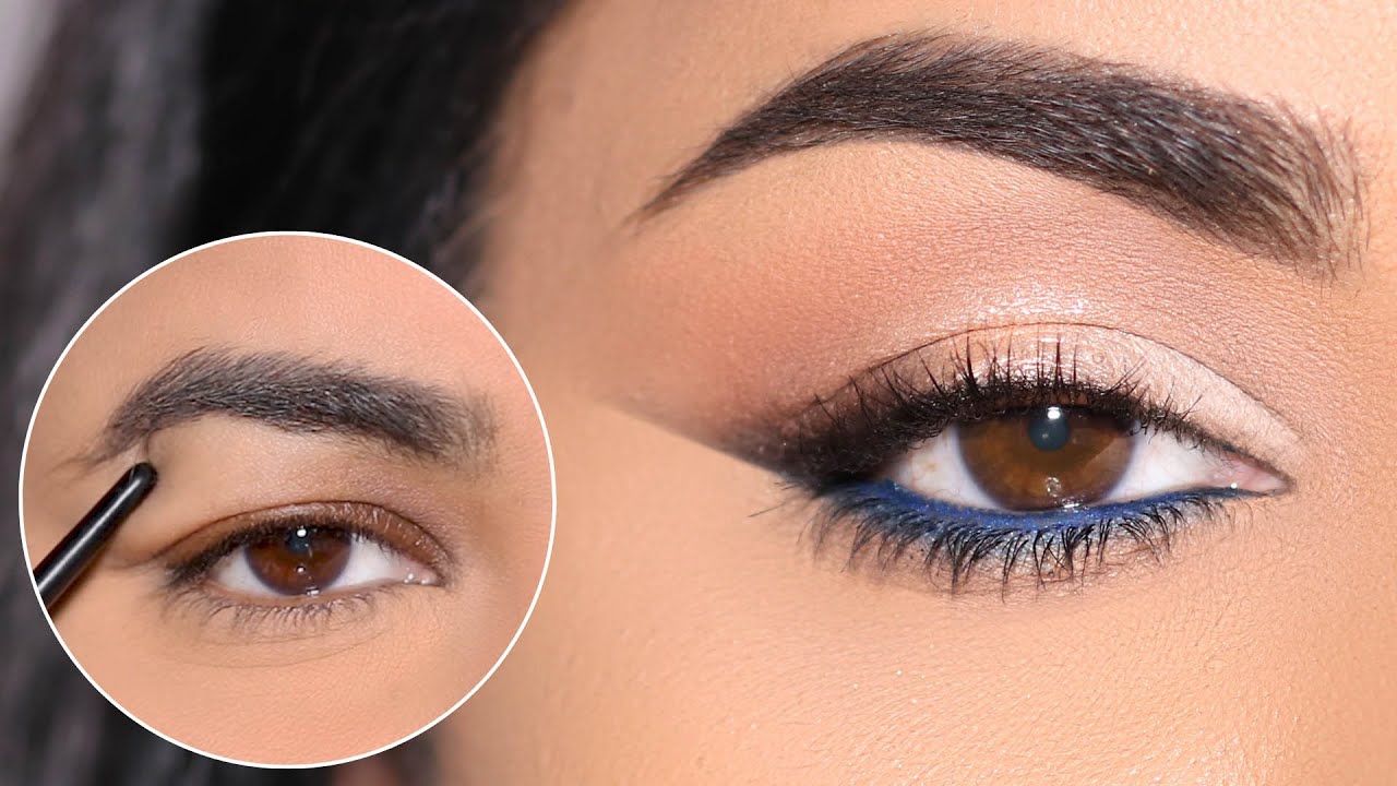 Easy eyeliner technique for hooded eyes