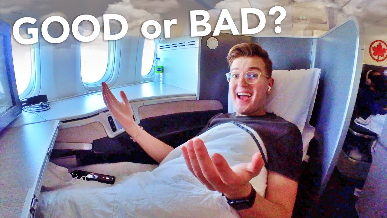 Inside Air Canada business class journey