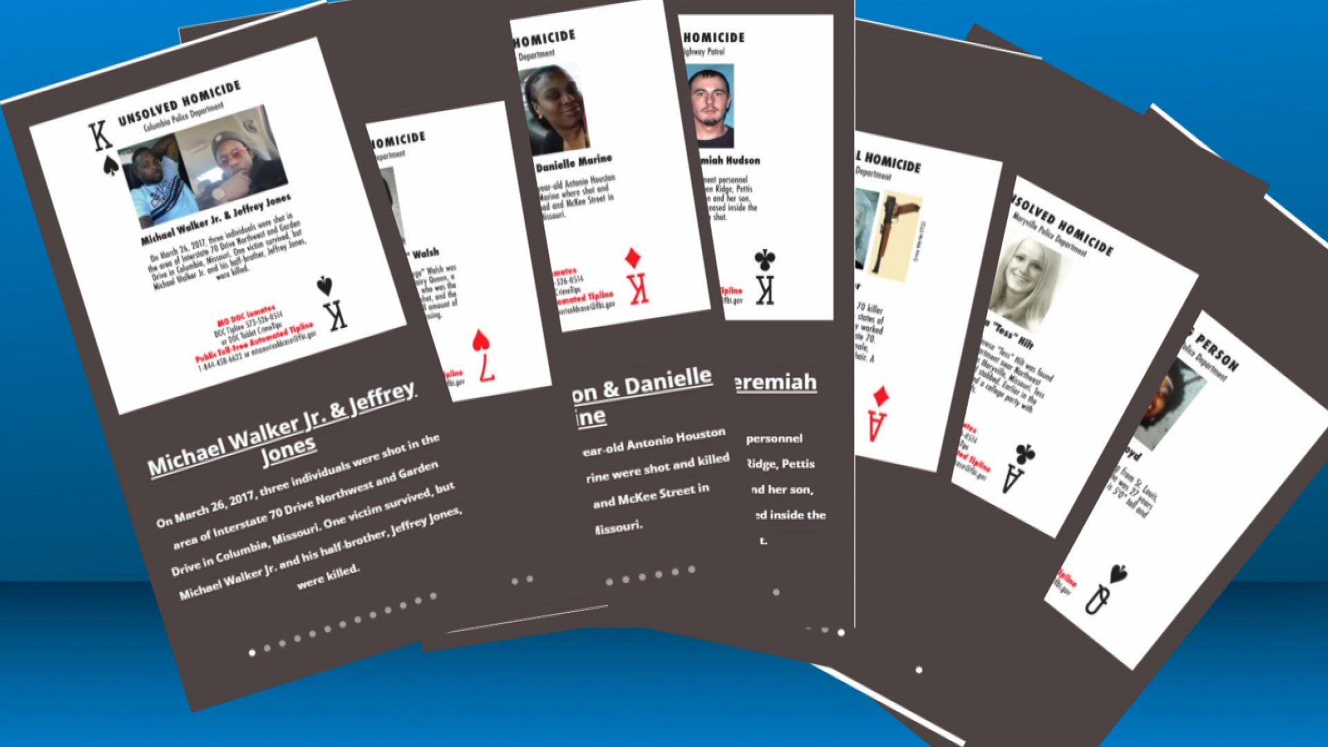 Missouri cold case playing cards