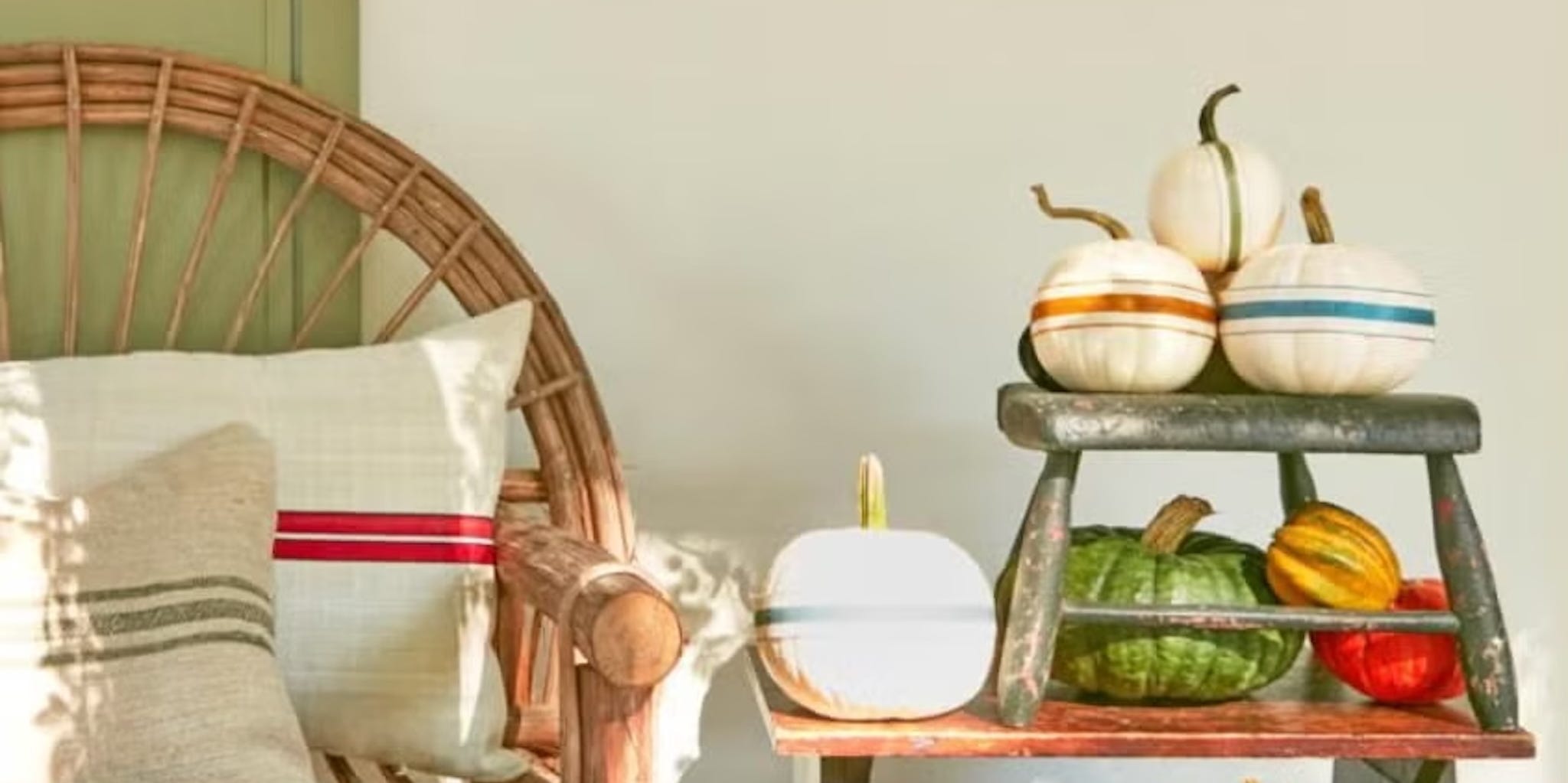 White pumpkins are the prettiest way to elevate your fall display