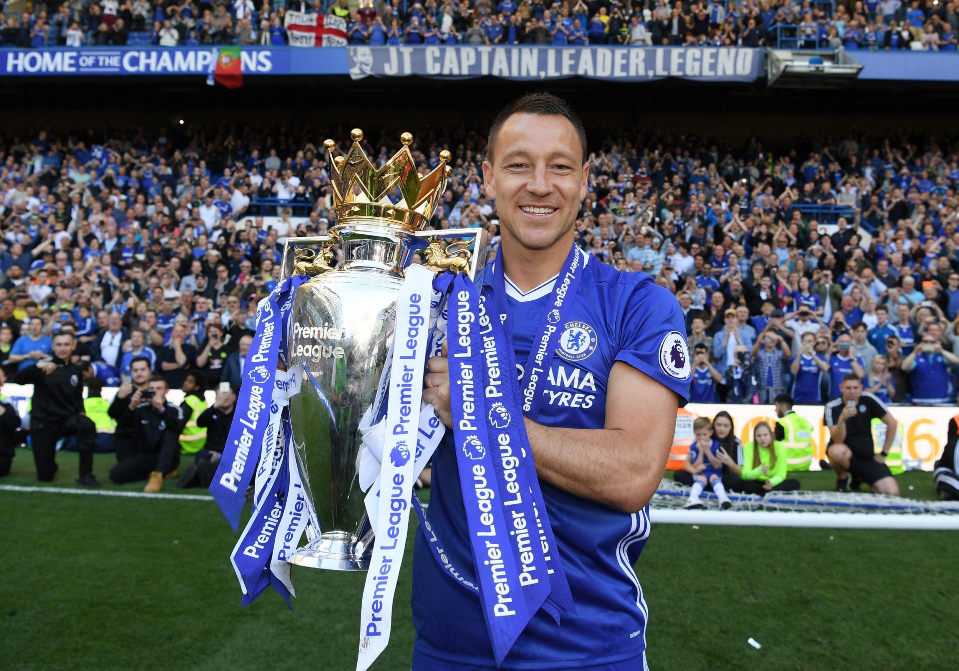 Terry won five Premier League titles with Chelsea (Picture: Getty)