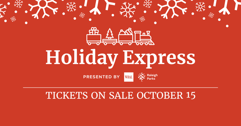 Tickets for 2026 Pullen Park Holiday Express go on sale Oct. 15
