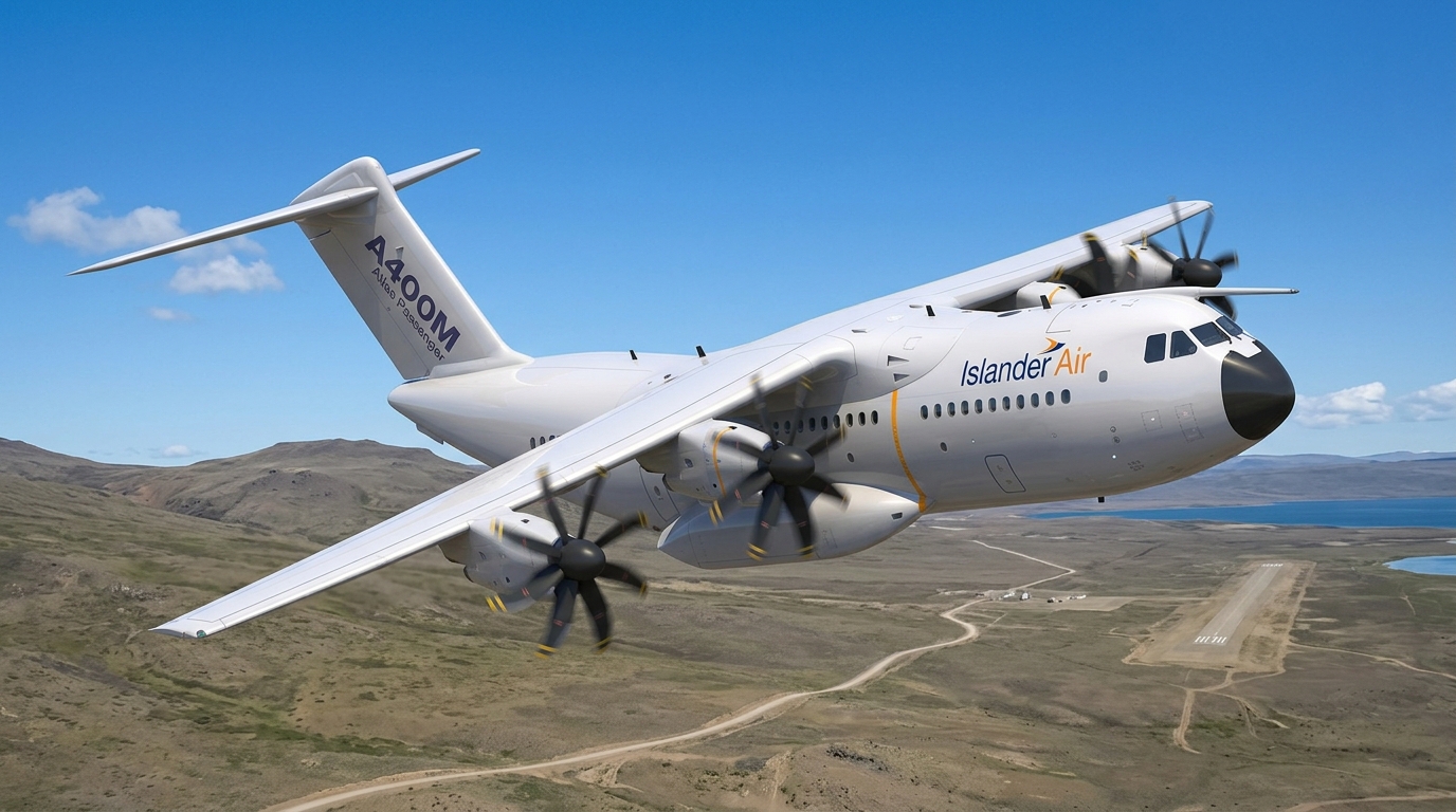 Airbus A400M could bring air travel to places with no runways