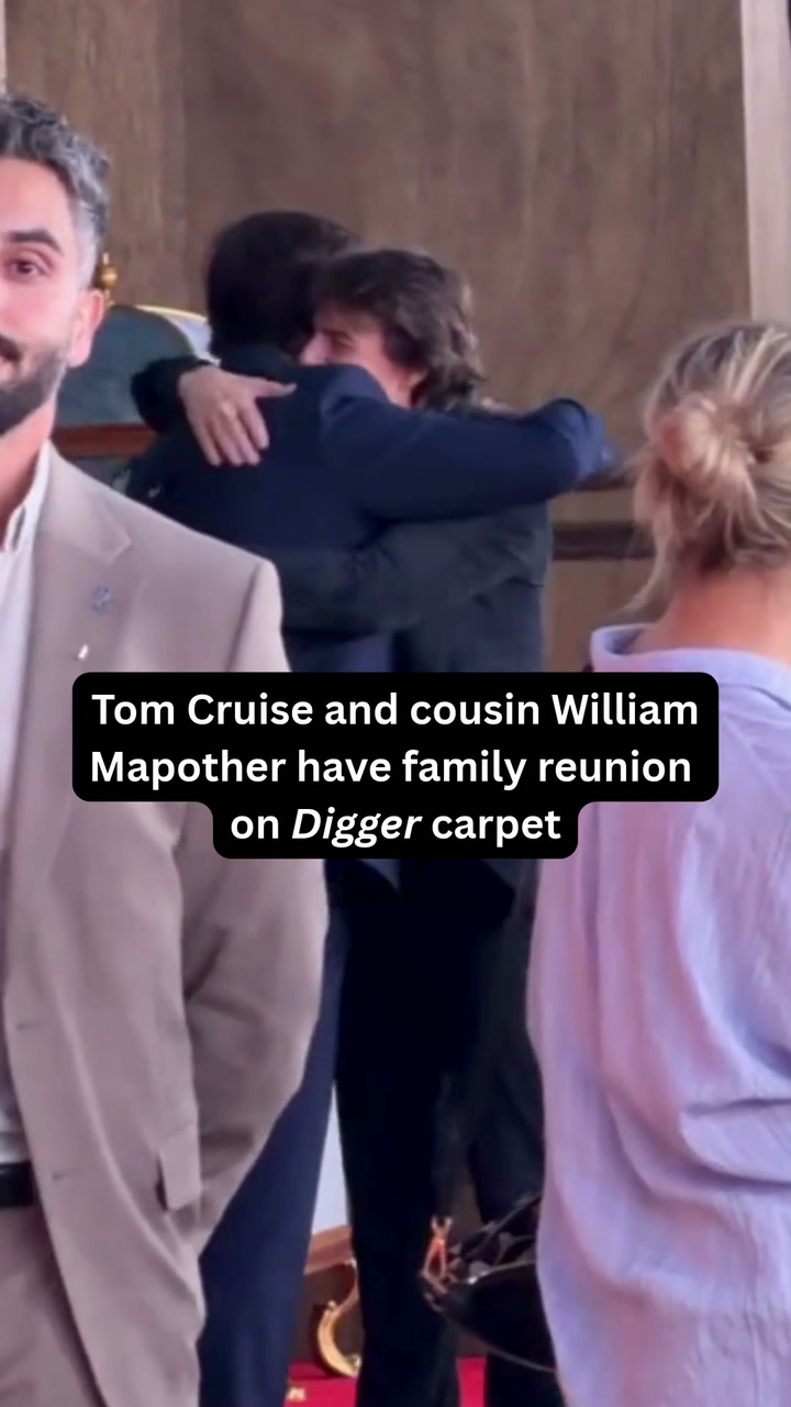 Tom Cruise and cousin William Mapother reunite on 'Digger' carpet