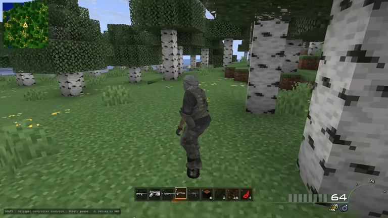 AI maakt het onmogelijke speelbaar: skaten door Minecraft met de wapens ...