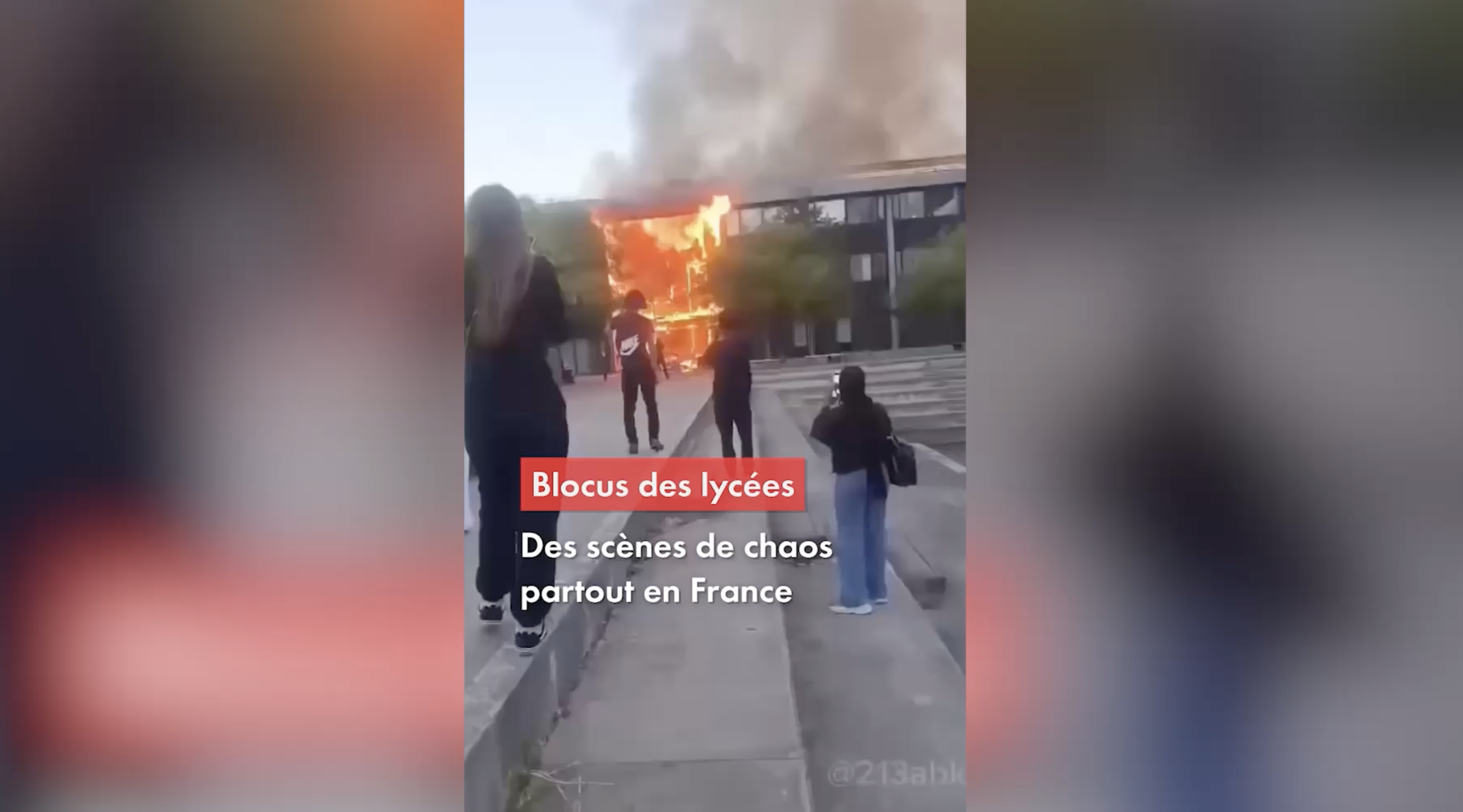 Blocus des lycées : des scènes de chaos partout en France