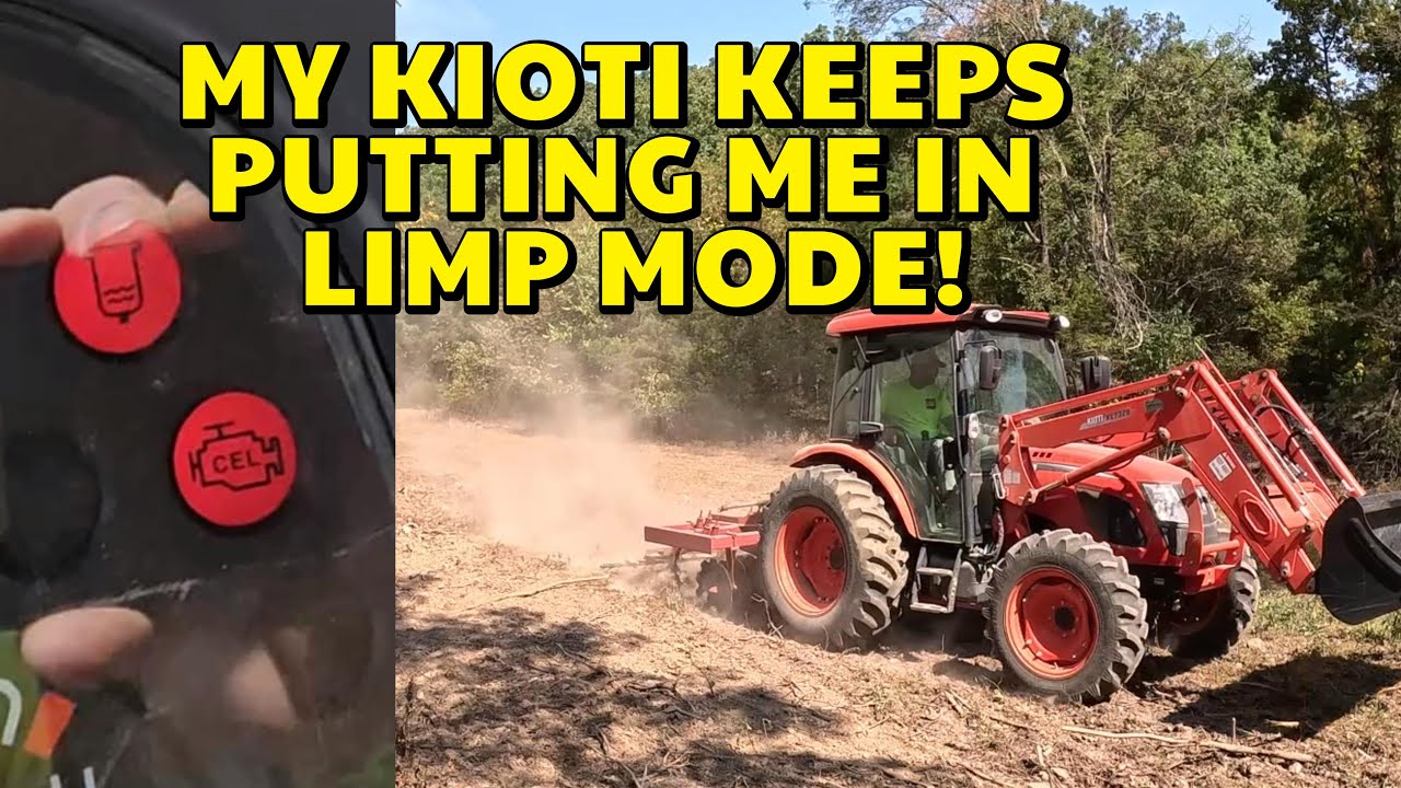 Kioti tractor keeps going into limp mode!