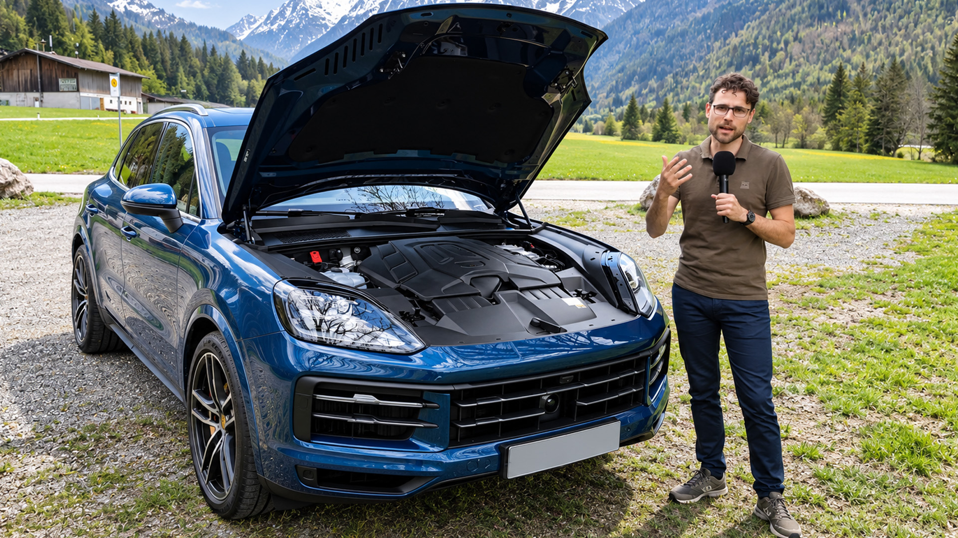 Porsche Cayenne combines a V6 engine with an increasingly modern SUV design