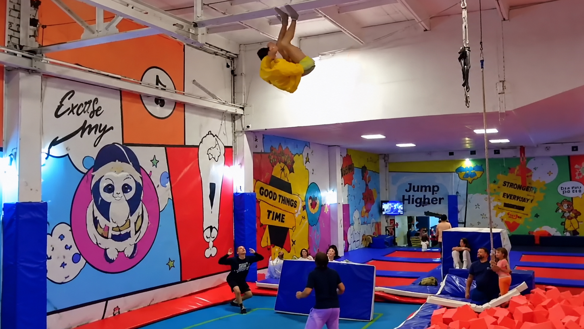 Trampoline fails