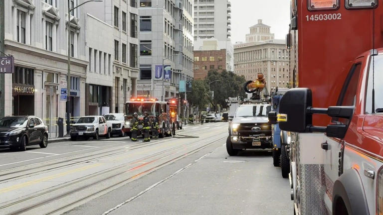 San Francisco underground vault eruptions shut down downtown blocks