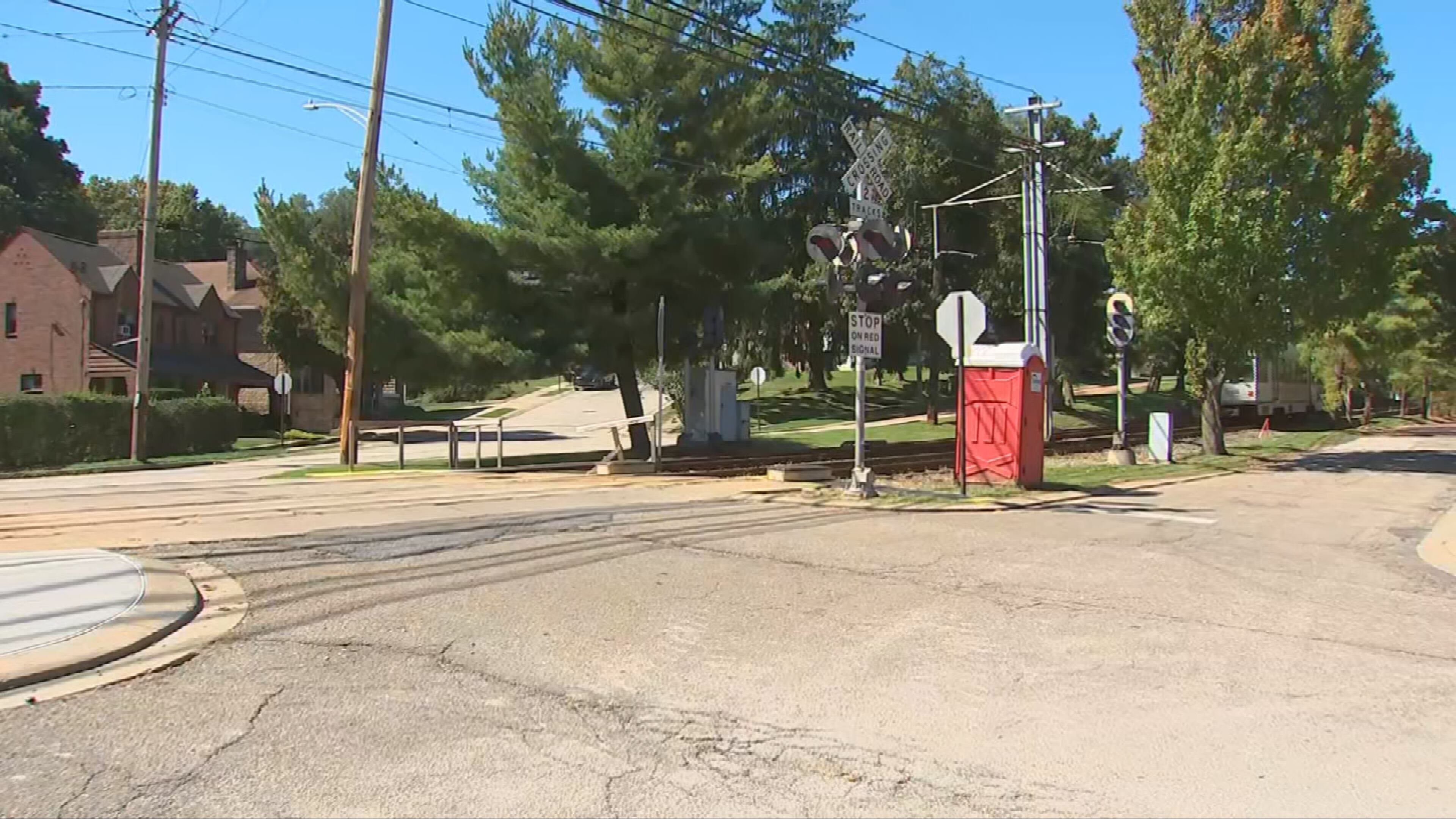 Crash involving vehicle, PRT train injures 2