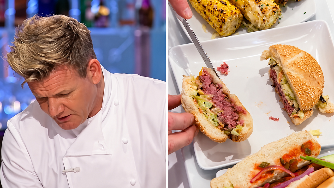 Chef Ramsay gets raw food served during high-pressure challenges