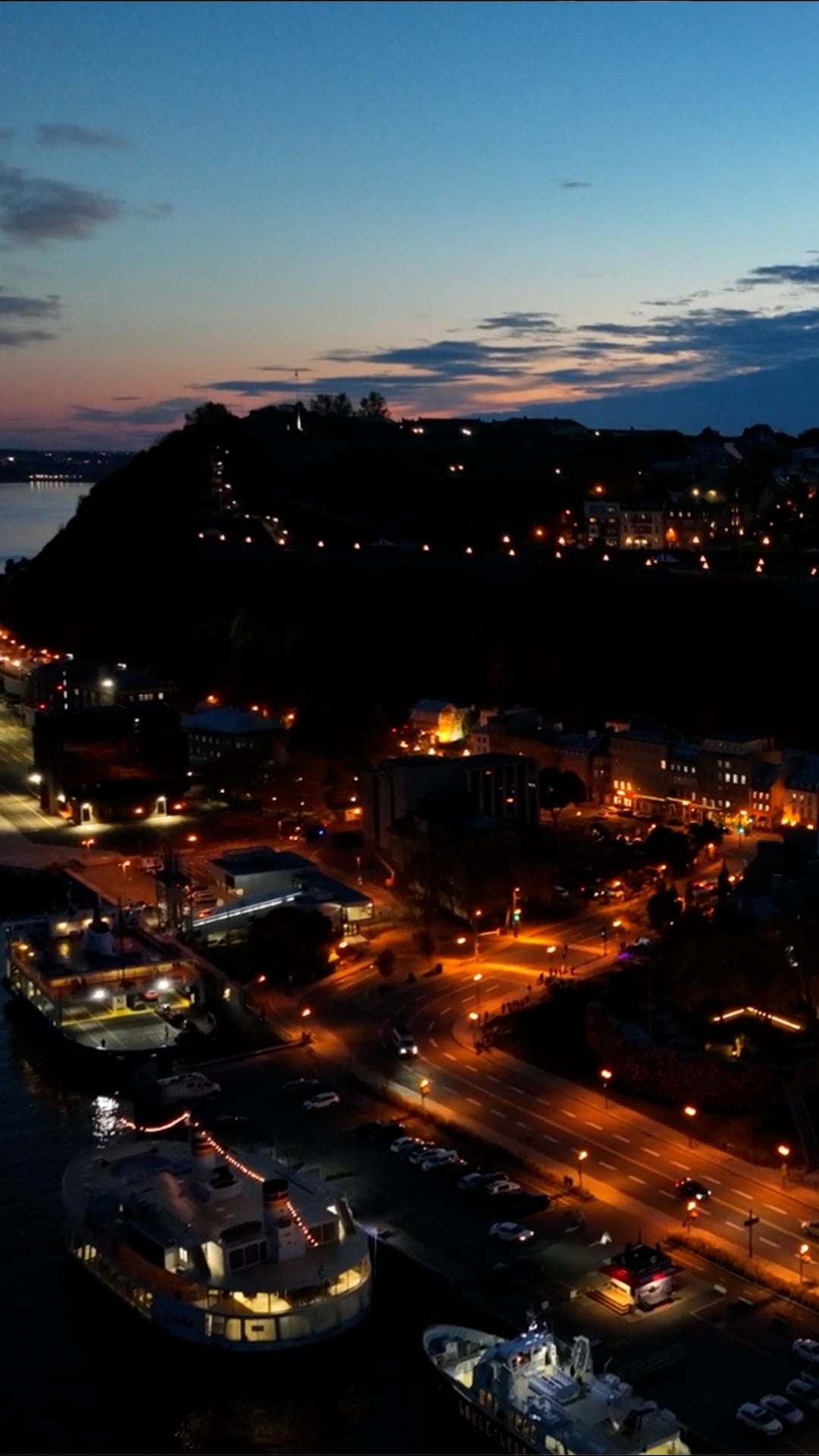 Québec City from above: Stunning drone views of Château Frontenac