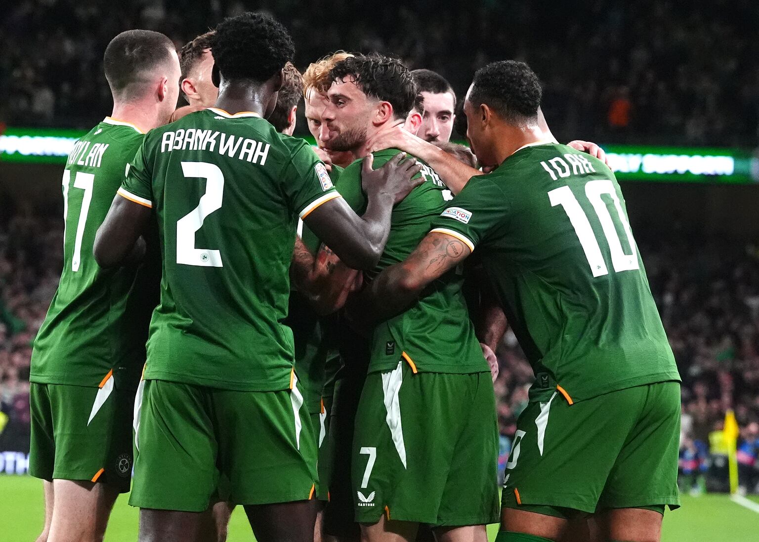 Troy Parrott hits brace for Ireland but Austria fight back to claim draw