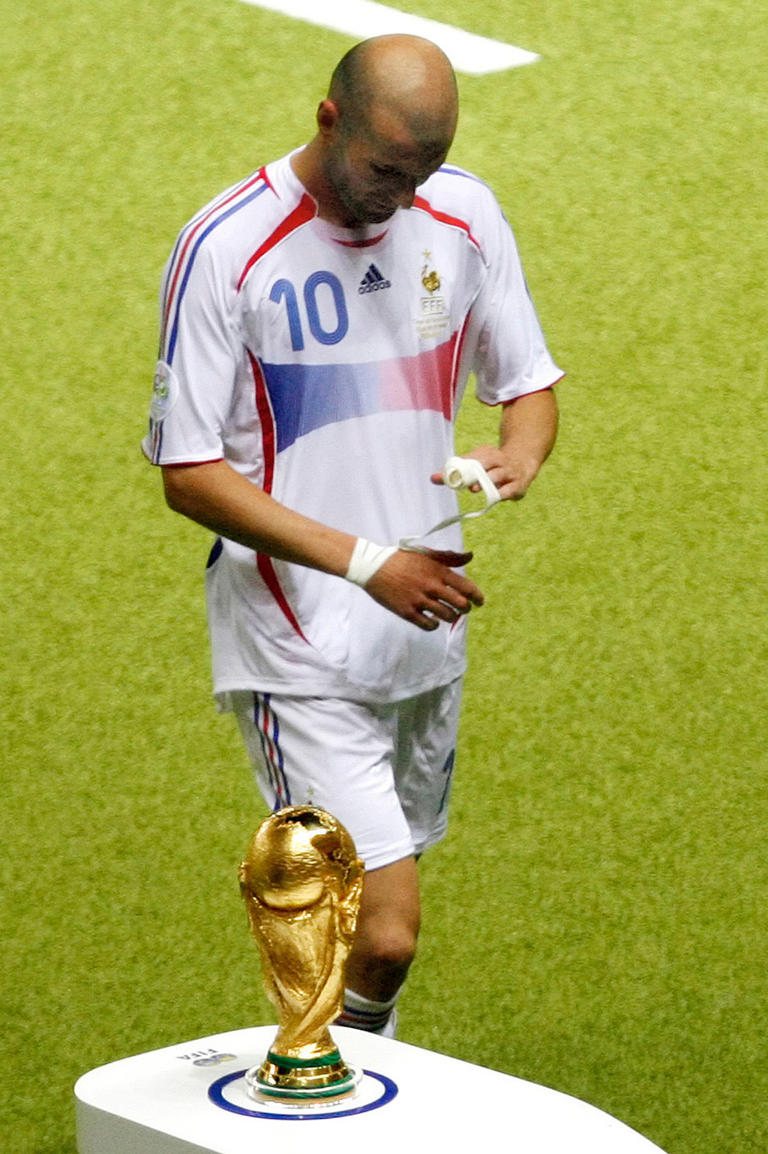 France Zidane Faces Italy