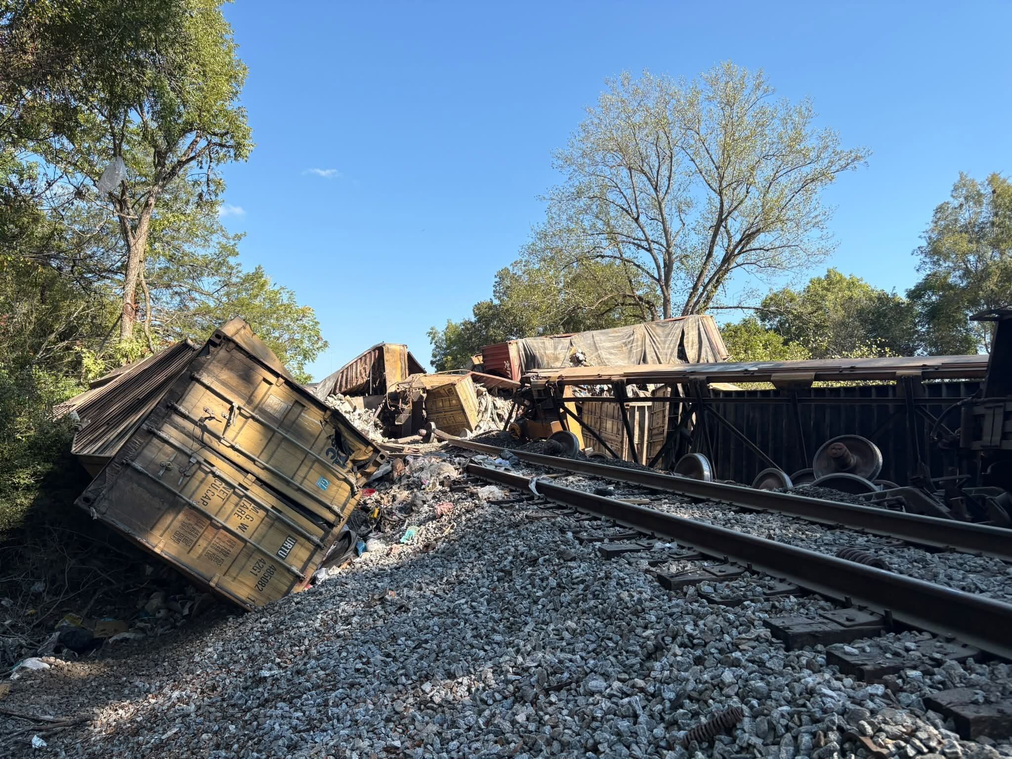 It was by the grace of God: Derailed train in Maplesville stops just ...
