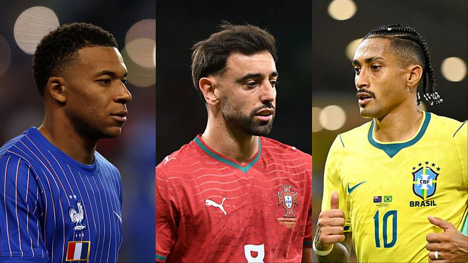 From Mbappe to Fernandes: The biggest stars injured during fall ...