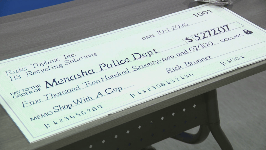 Rick’s Toybox raises over $5,000 for Menasha Police