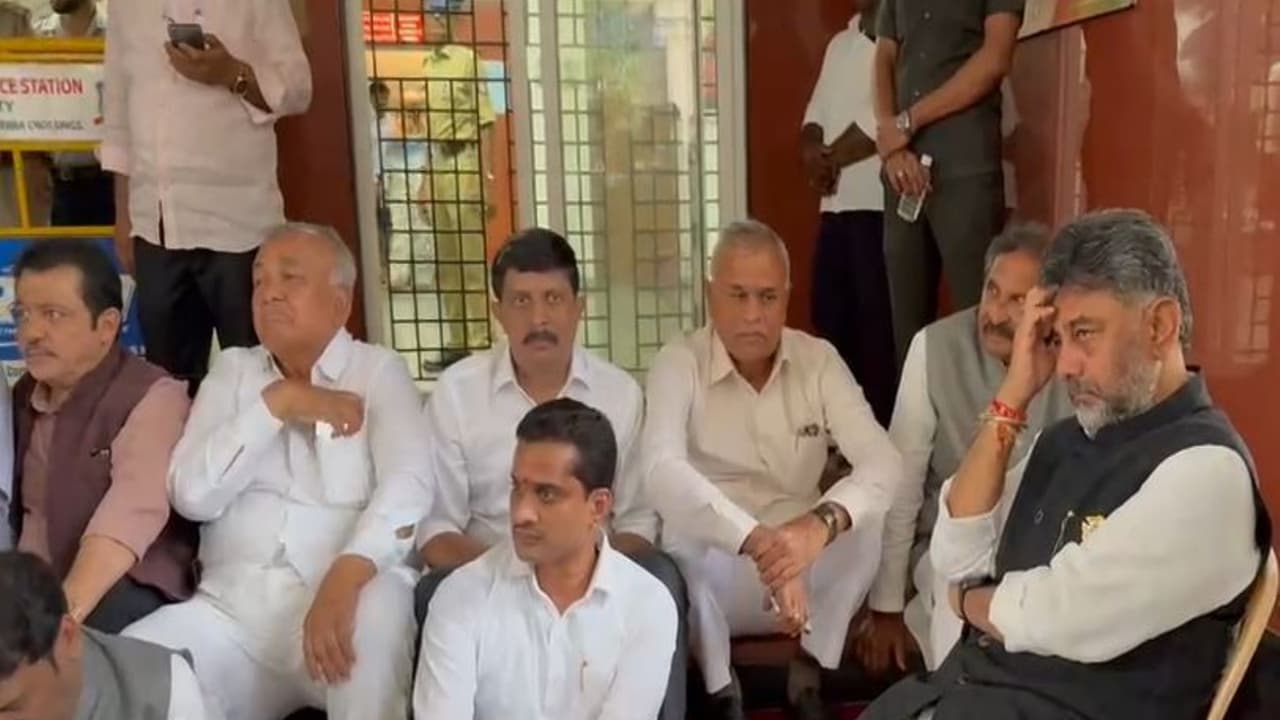 Pralhad Joshi slams DK Shivakumar's protest, cites farmer neglect