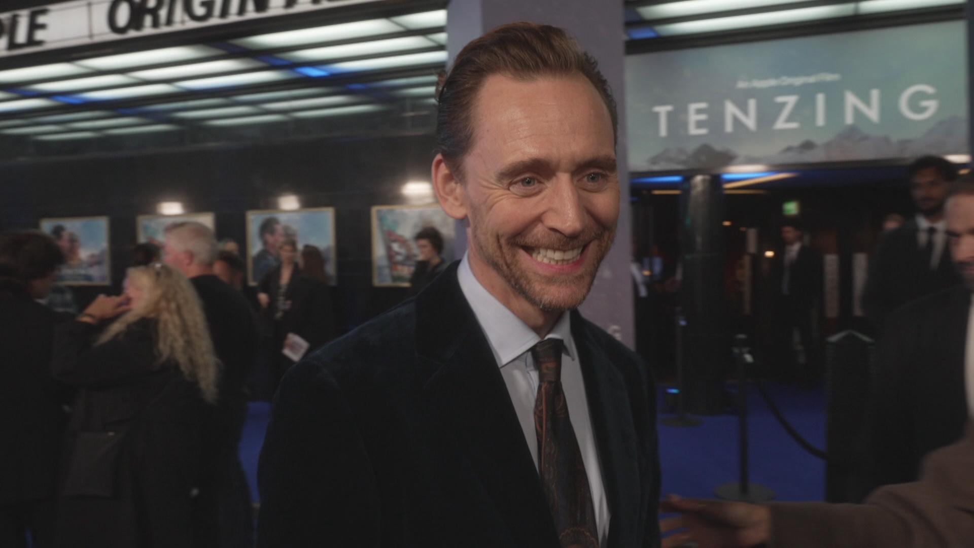 Tom Hiddleston wants water next…