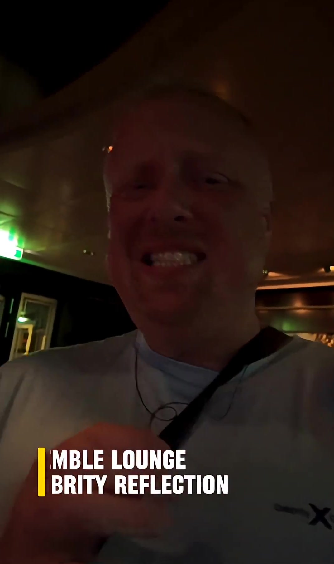 The ensemble lounge after dark | Celebrity Reflection
