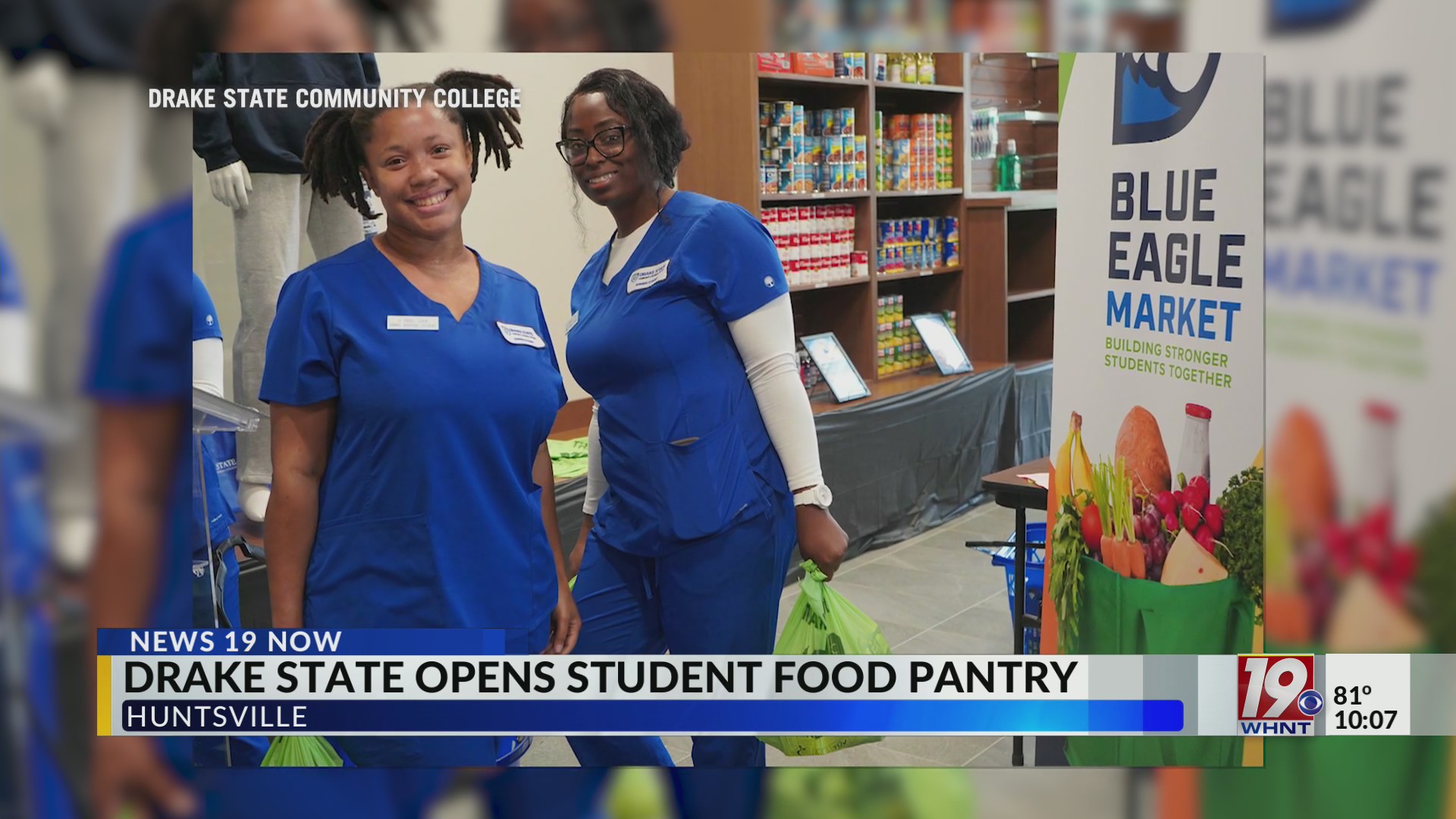 Drake State opens student food pantry | Oct. 1, 2026 | News 19 at 10 p.m.