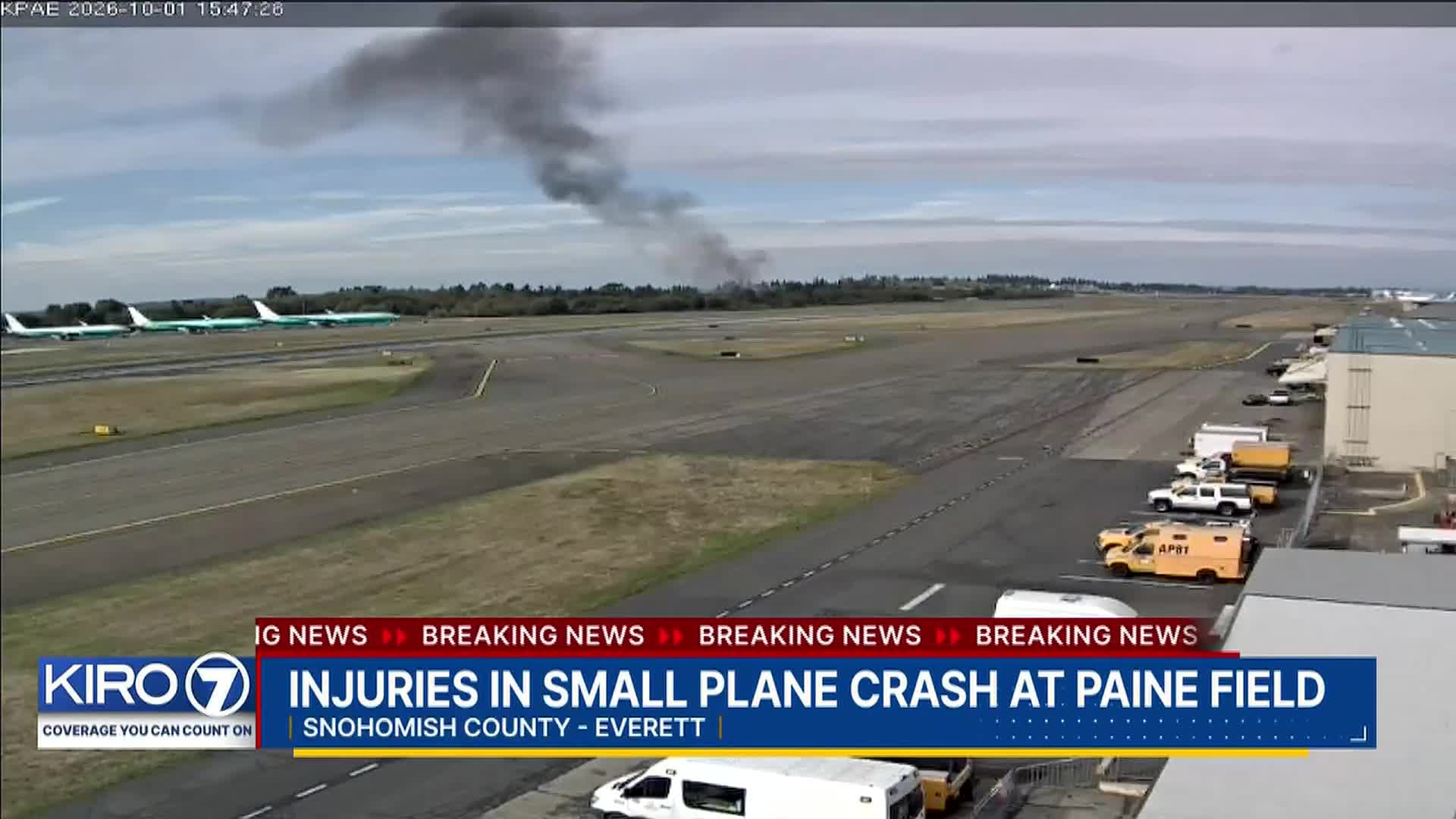 Pilot killed in small plane crash at Paine Field Airport