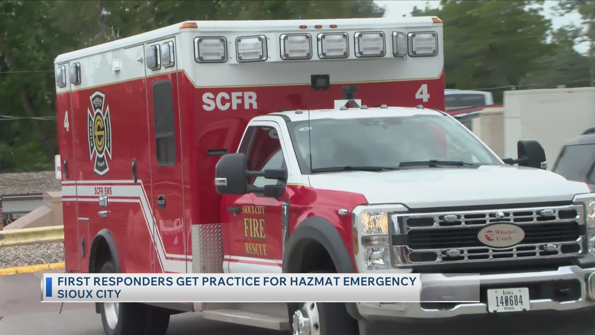 First responders get practice for hazmat emergency