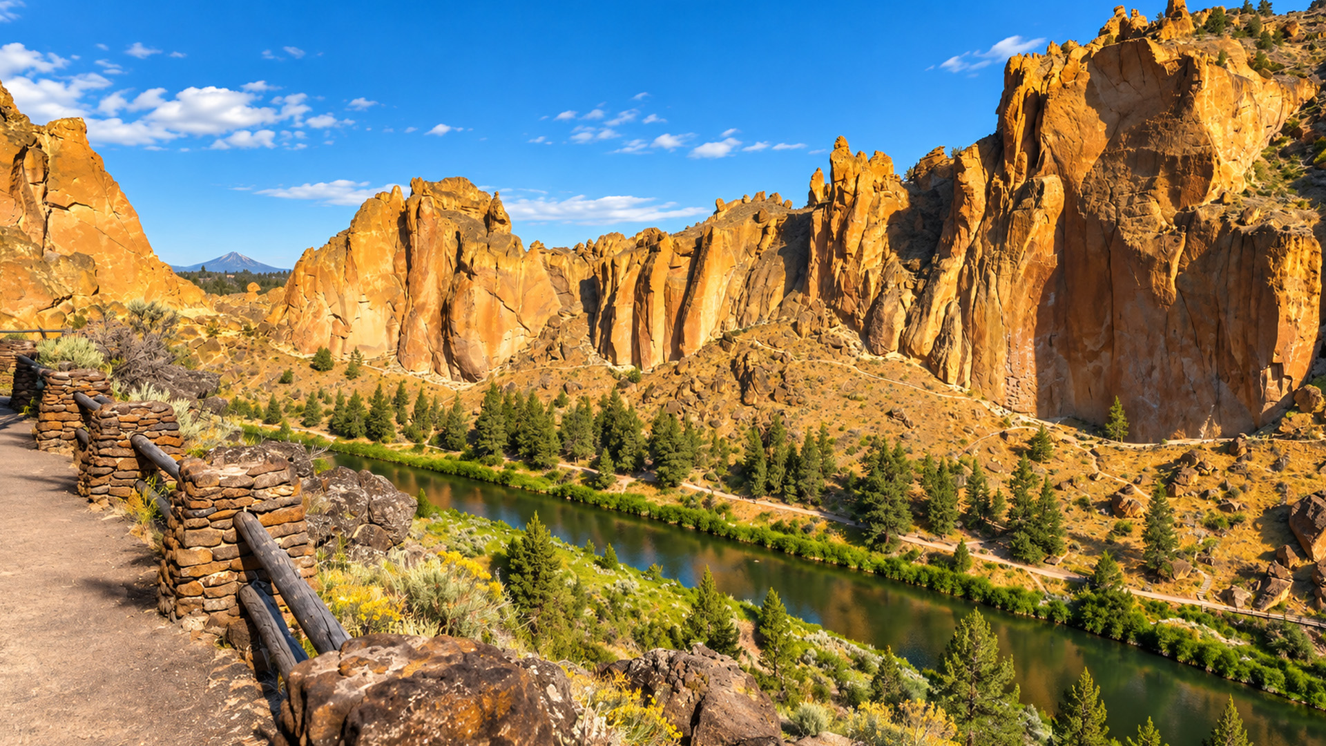 Smith Rock Oregon scenic high desert escape (4K)