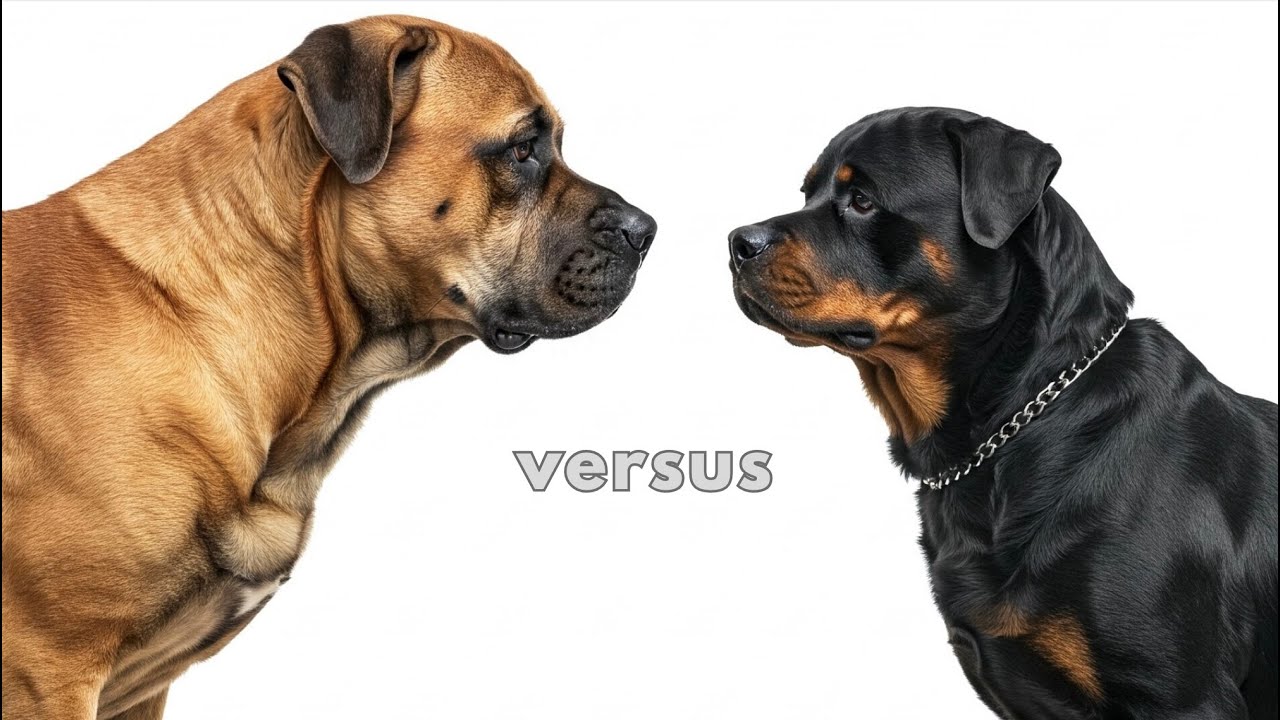 The ultimate showdown: Rottweiler vs Boerboel