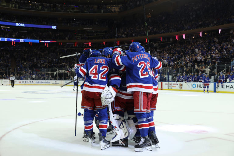 Igor Shesterkin becomes the 18th NHL goaltender to score a goal and ...