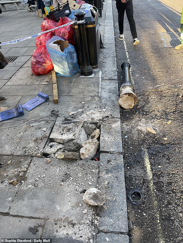 'Stolen' Range Rover ploughs into solicitors on upmarket London street