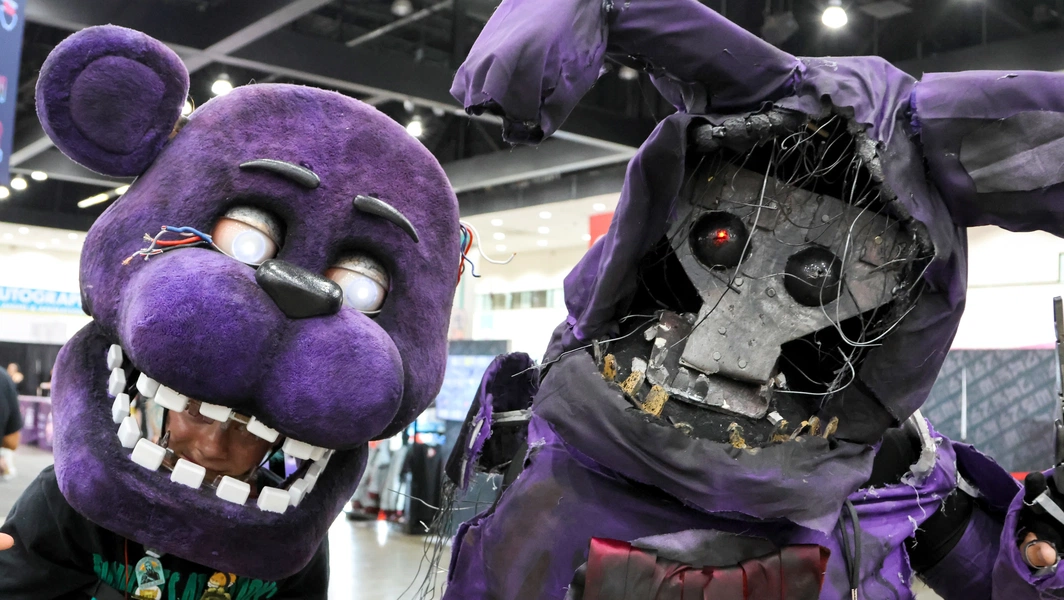 4 iconic animatronics from Five Nights at Freddy's