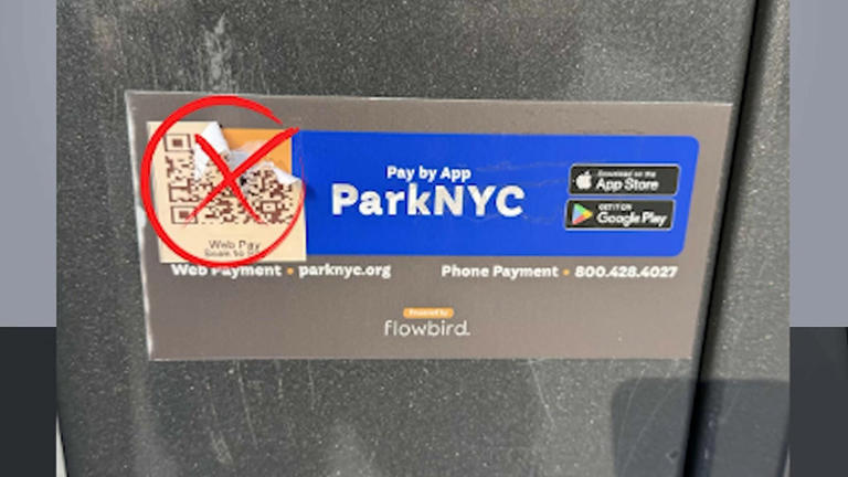 Parking scan scam: QR codes posted at NYC meters were used to steal ...