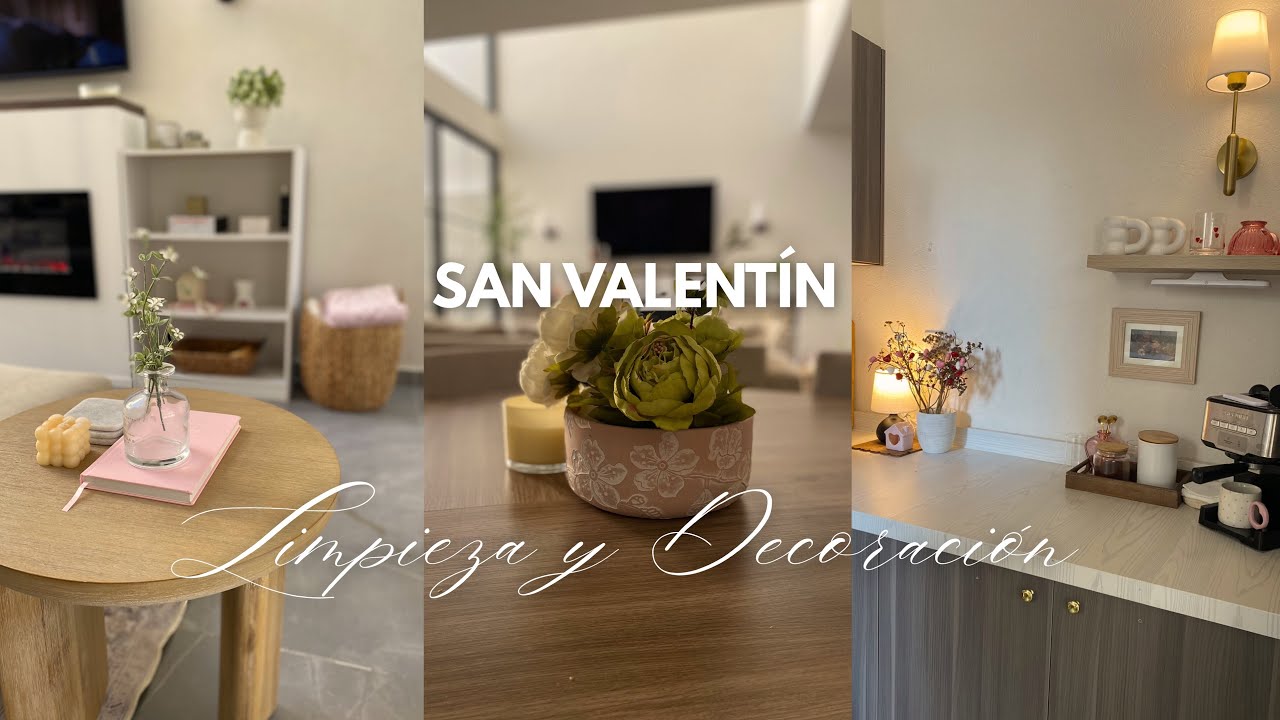 Decoración romántica para renovar sala cocina y comedor