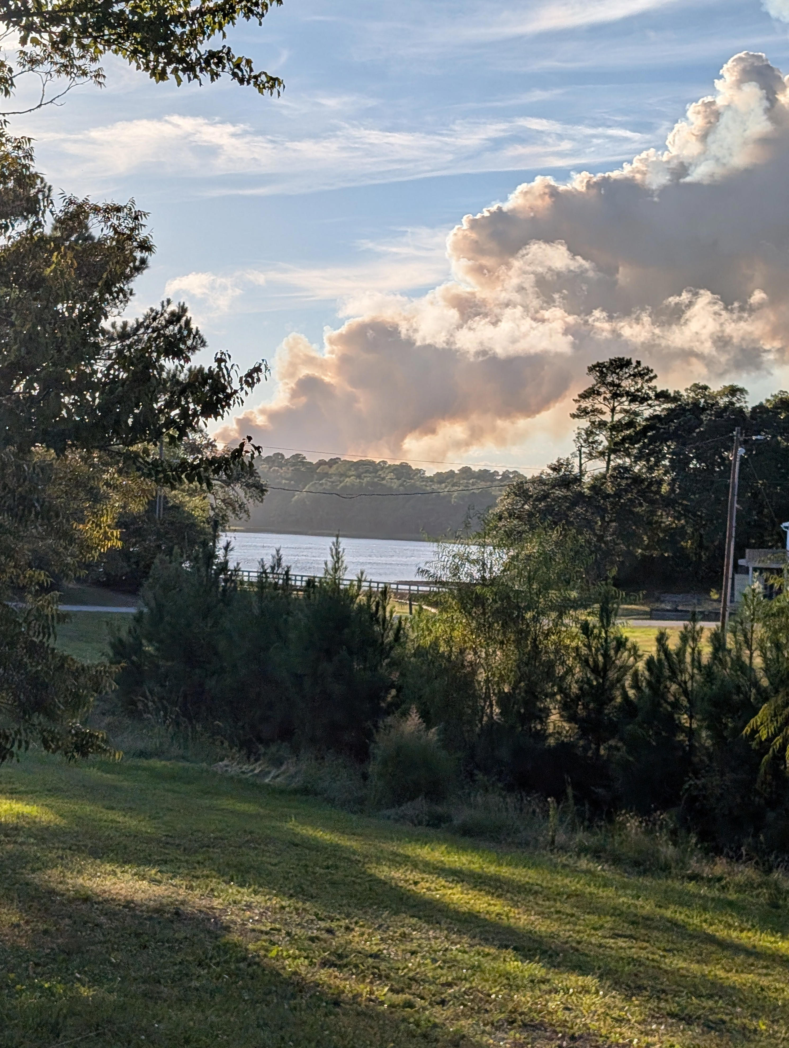 Crews battle Brunswick County forest fire; evacuations lifted