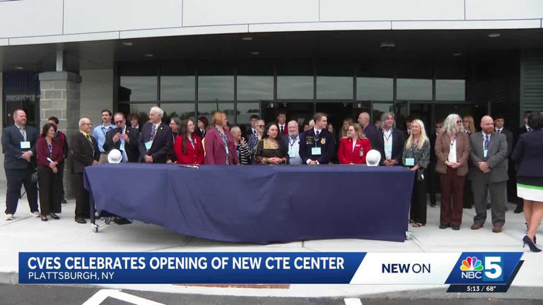 CVES welcomes new CV-TEC CTE Center to Plattsburgh will official ribbon ...