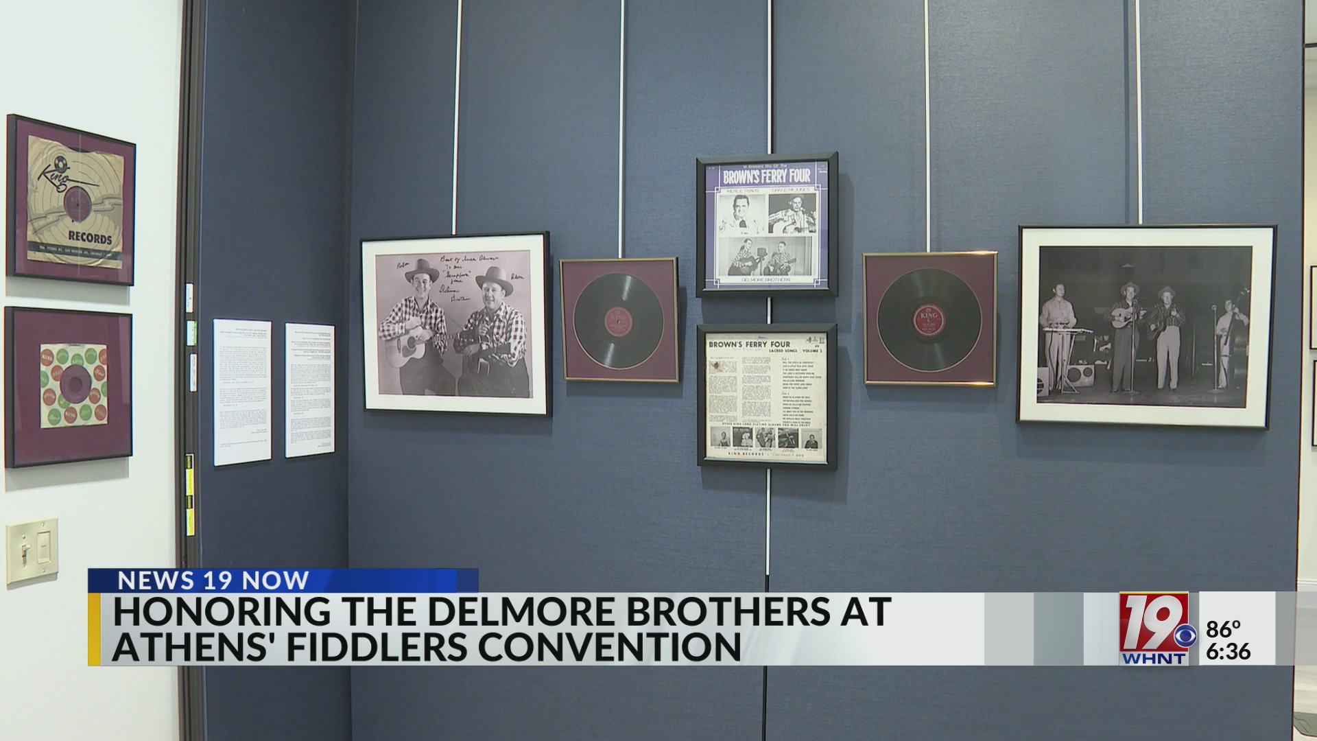 Honoring the Delmore Brothers | Oct. 1, 2026 | News 19 at 6:30 p.m.