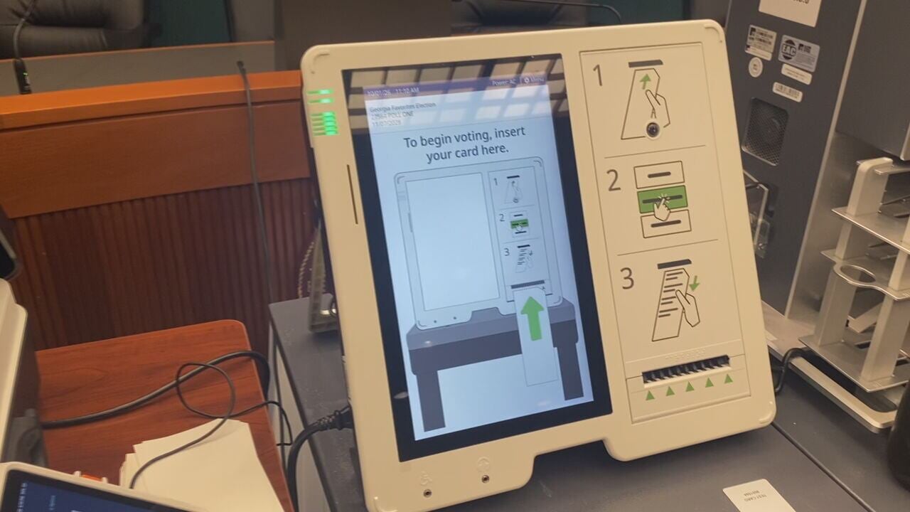 Georgia lawmakers evaluate new voting machines to replace Dominion