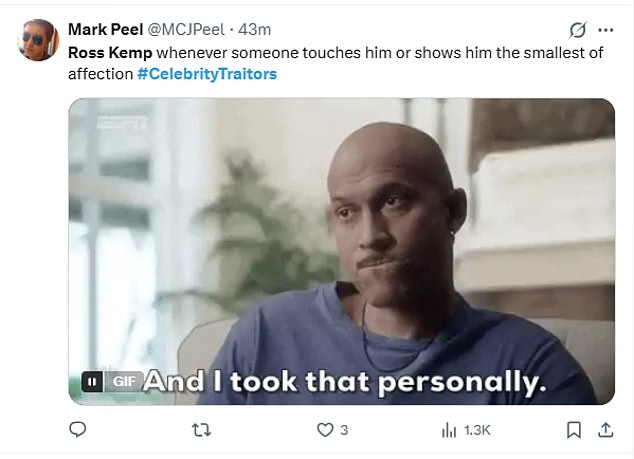 Celebrity Traitor star Ross Kemp accuses two Faithfuls of murdering him ...