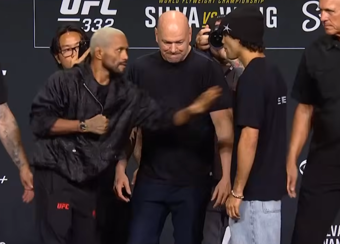 UFC 332 press conference faceoffs: Deiveson Figueiredo shoves Payton ...