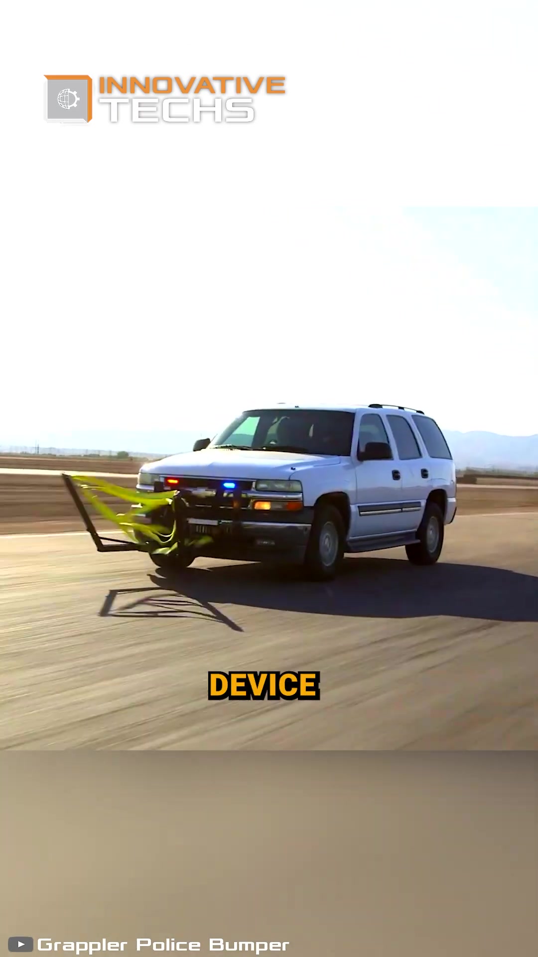 How the grappler police bumper safely stops high-speed car chases