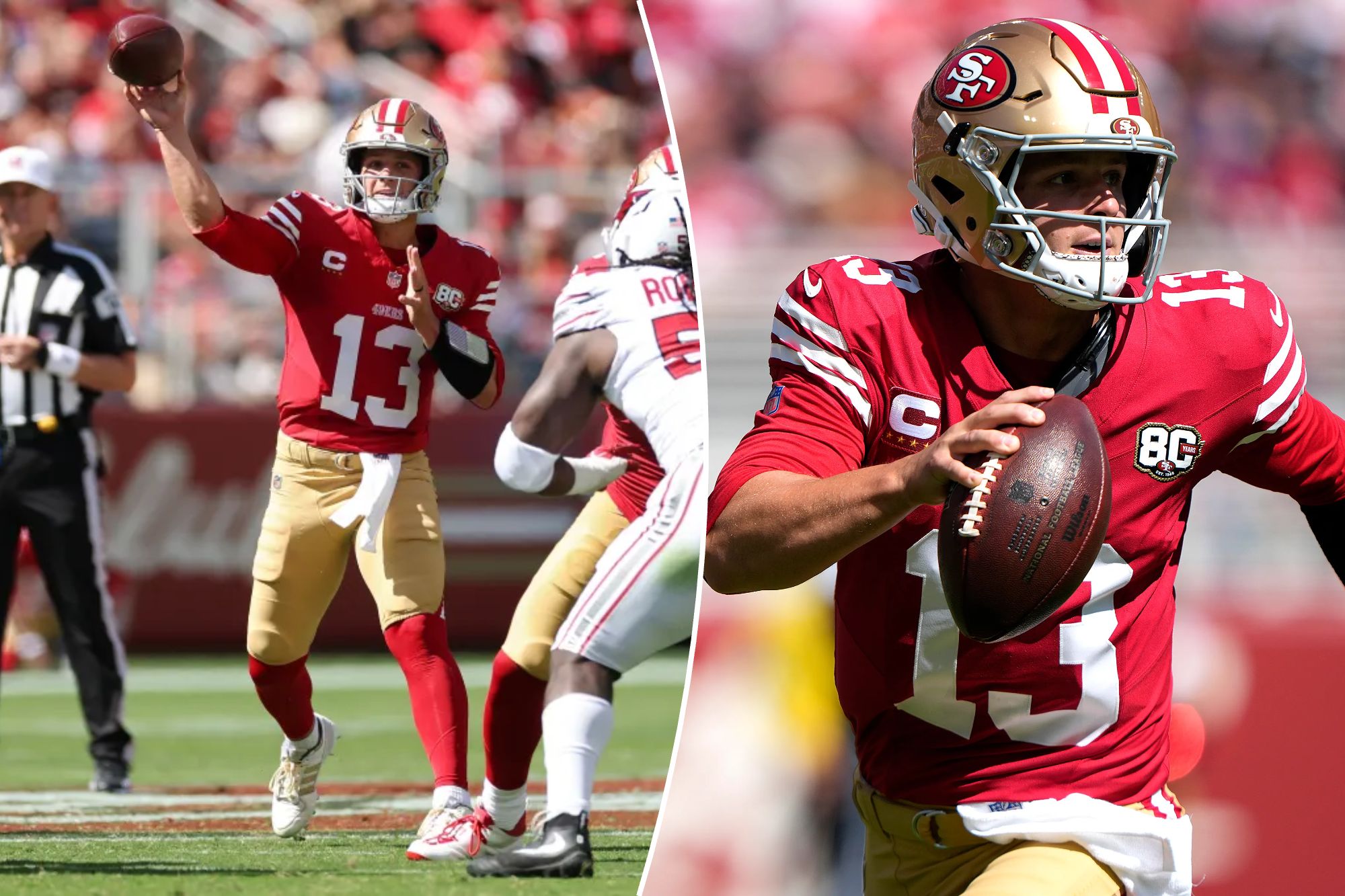 Brock Purdy is on cusp of NFL record — if he can get past Broncos, Seahawks