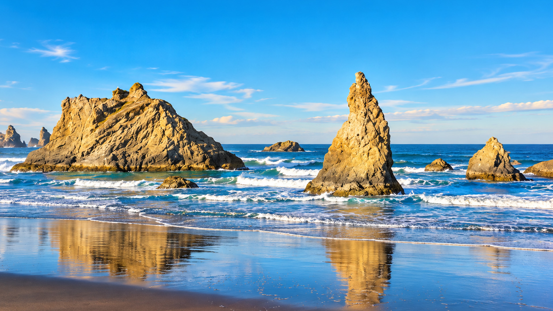 How did the ocean shape rocks like these?