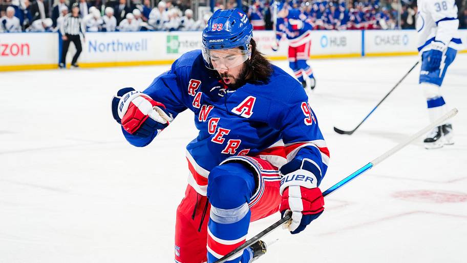 Franchise power-play king Mika Zibanejad scores Rangers' first goal of ...