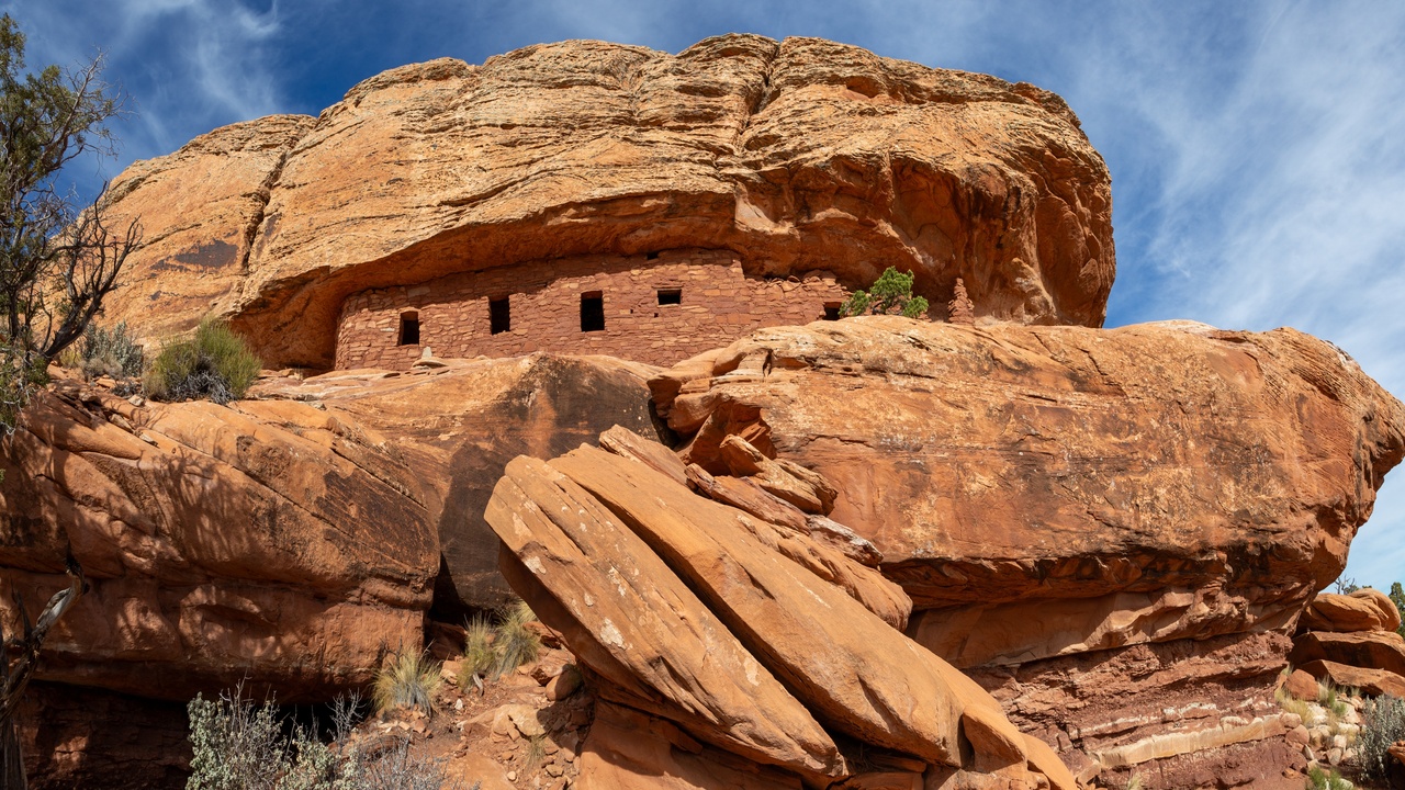 Walk two miles into Utah’s Bears Ears and watch a canyon wall turn orange
